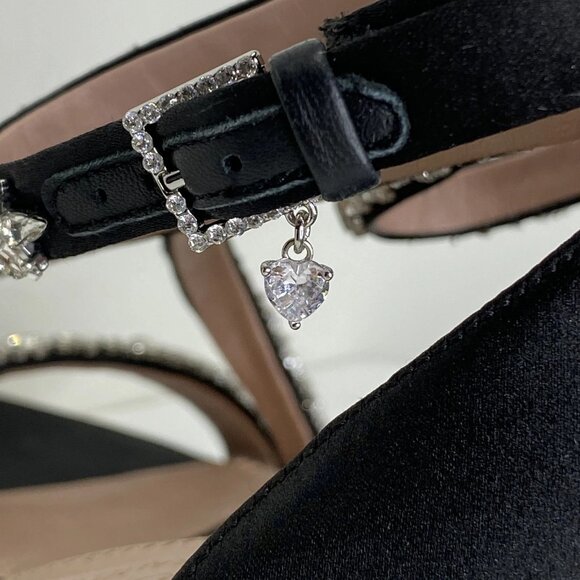 Naturalizer x Pnina Tornai Women’s Ahava Crystal Block Heel Sandals – Size 7.5 - Picture 4 of 8